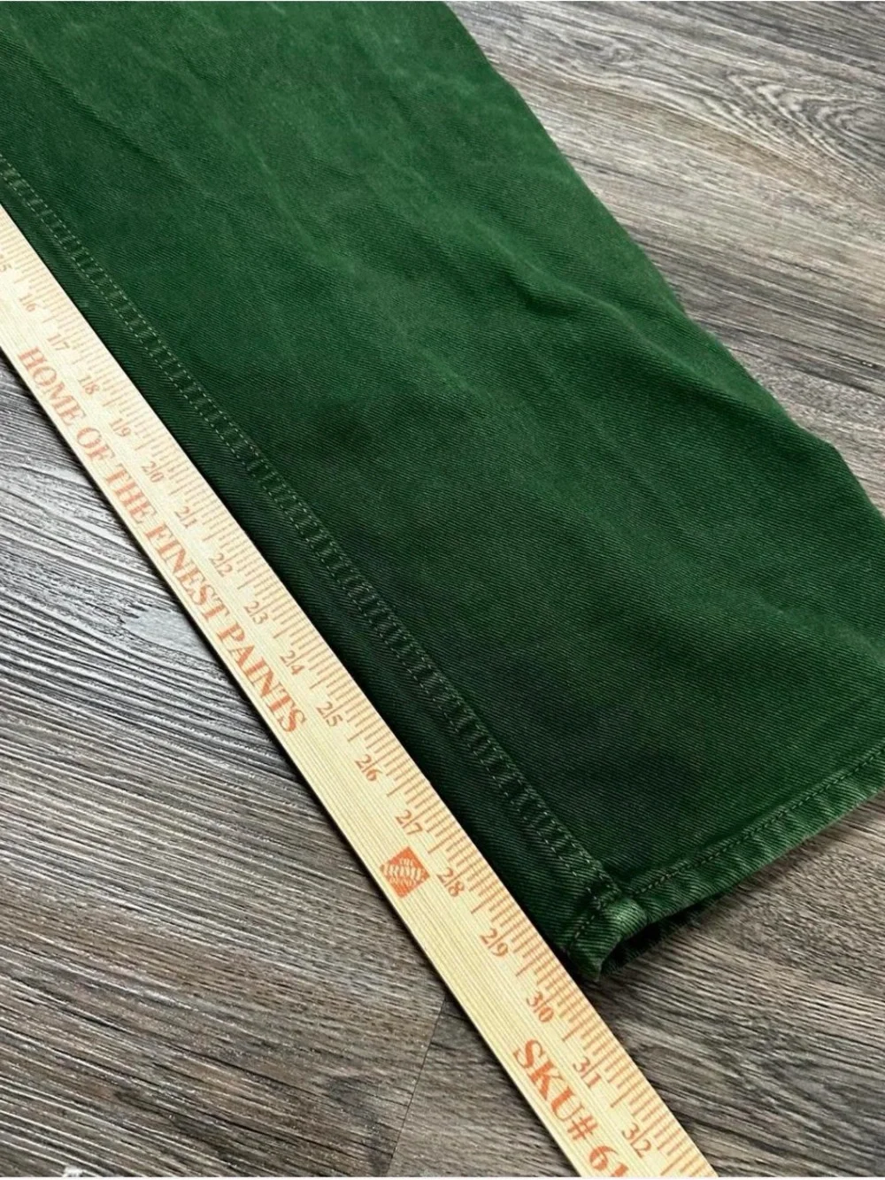 Men's Vintage Levi’s 554 Jeans Green - Picture 6 of 7